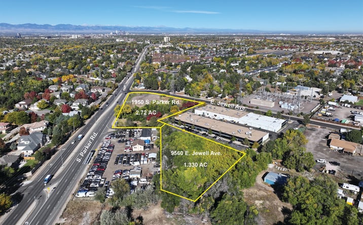 Pictures of Land property located at 1950 S Parker Rd & 9560 E Jewell Ave, Denver, CO 80231 for sales - image #1