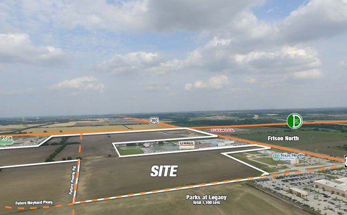 Pictures of Land property located at NWC Of Dallas North Tollway & U.S. 380, Frisco, TX 75078 for sales - image #1