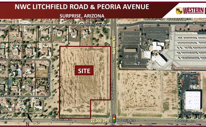 Pictures of Land property located at N Litchfield Rd, Surprise, AZ 85387 for sales - image #1
