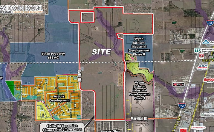 Pictures of Land property located at Neq - Ovilla Rd. & Marshall Rd, Waxahachie, TX 75165 for sales - image #1
