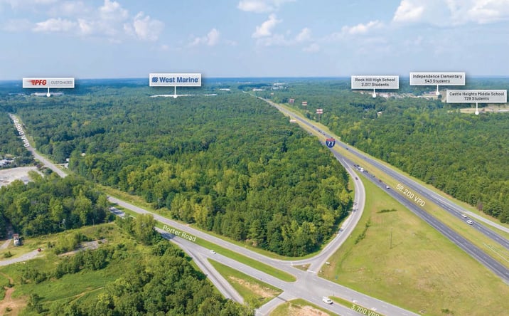Pictures of Land property located at 945 Porter Rd, Rock Hill, SC 29730 for sales - image #1