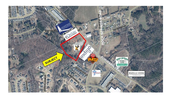 Pictures of Land, Retail property located at 1020 Powdersville Rd, Easley, SC 29640 for sales - image #1