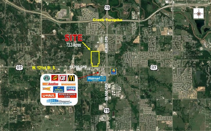 Pictures of Land property located at 2209 W 121st St S, Jenks, OK 74037 for sales - image #1