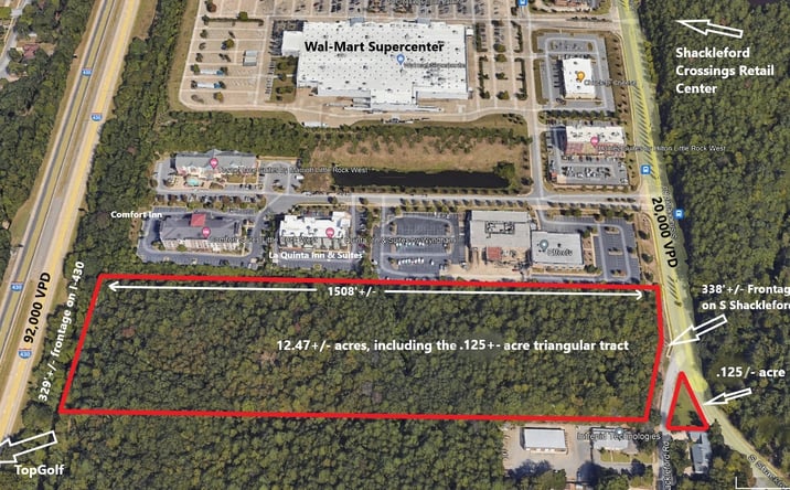 Pictures of Land property located at 3000 S Shackleford Rd, Little Rock, AR 72205 for sales - image #1