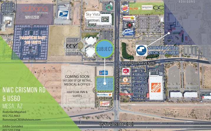 Pictures of Retail property located at Crismon Rd, Mesa, AZ 85212 for sales - image #1