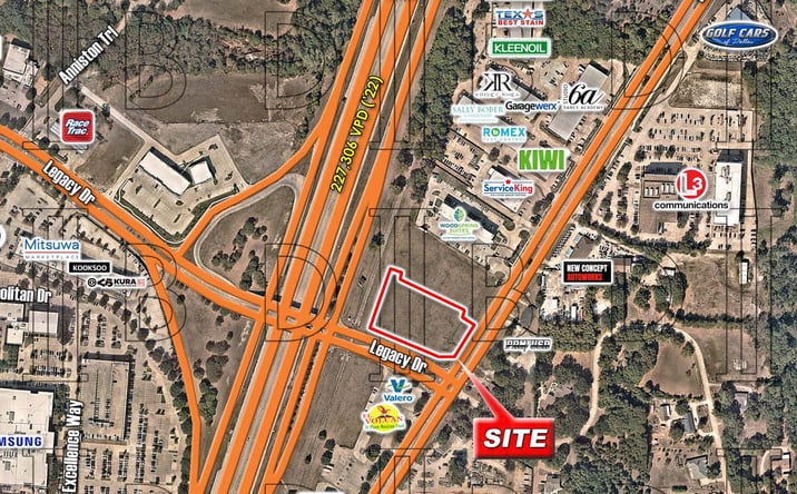 Pictures of Land property located at NEC - U.S. 75 and Legacy Dr, Plano, TX 75023 for sales - image #1