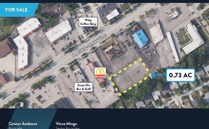 Pictures of Land property located at 6405 Pearl Rd, Parma Heights, OH 44130 for sales - image #1