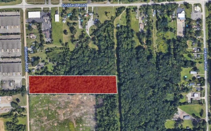 Pictures of Land property located at Harrison Road, Romulus, MI 48174 for sales - image #1