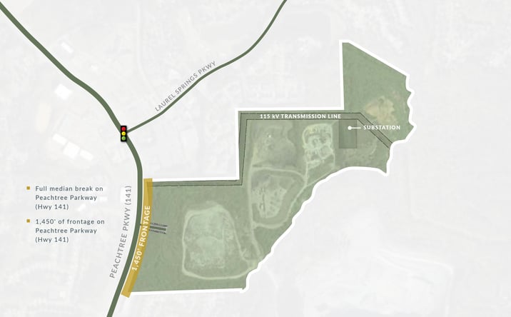 Pictures of Land property located at 3561 Peachtree Pkwy, Suwanee, GA 30024 for sales - image #1