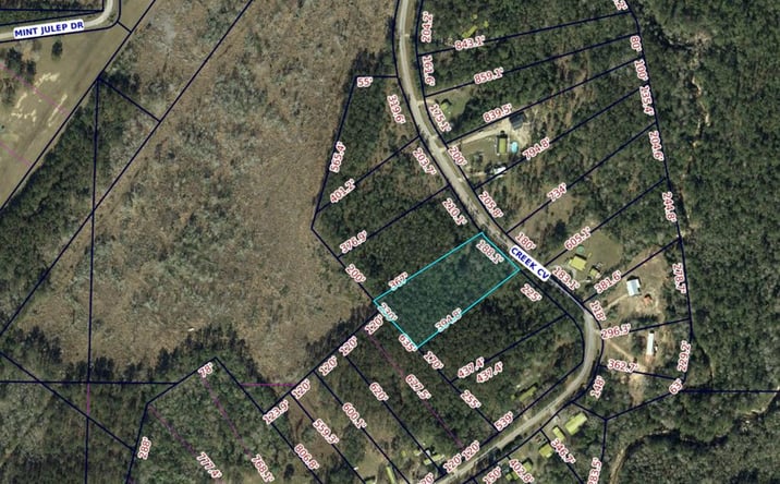 Pictures of Land property located at NHN Creek Cove, Perkinston, MS 39573 for sales - image #1