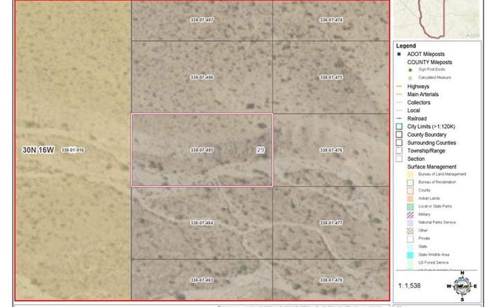 Pictures of Land property located at 0 E Bighorn Drive, Meadview, AZ 86444 for sales - image #1