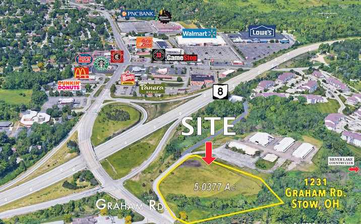 Pictures of Land property located at 1231 Graham Rd, Stow, OH 44224 for sales - image #1