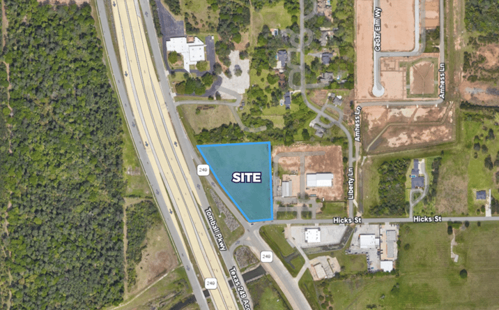 Pictures of Retail, Land property located at +/- 3.44 Acres on SH 249, Tomball, TX 77375 for sales - image #1