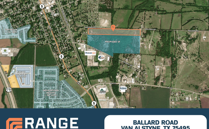 Pictures of Land property located at Ballard Rd, Van Alstyne, TX 75495 for sales - image #1
