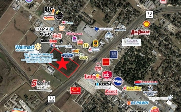Pictures of Land property located at 4999 Twin City Hwy, Port Arthur, TX 77642 for sales - image #1
