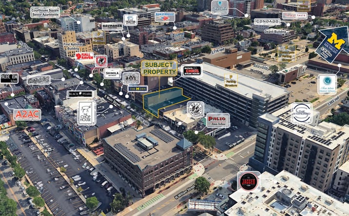 Pictures of Retail property located at 327-331 S Main Street, Ann Arbor, MI 48104 for sales - image #1