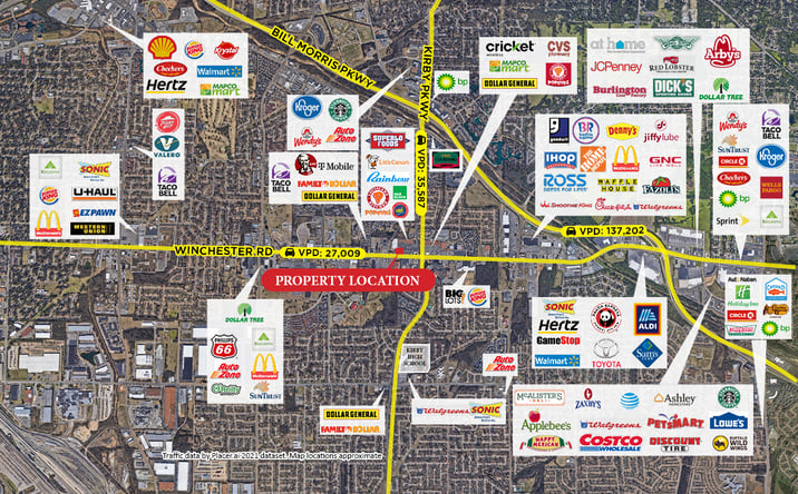 Pictures of Land property located at 6476 Winchester Rd, Memphis, TN 38115 for sales - image #1