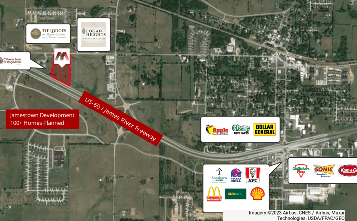Pictures of Land property located at 905 W Center St, Rogersville, MO 65742 for sales - image #1