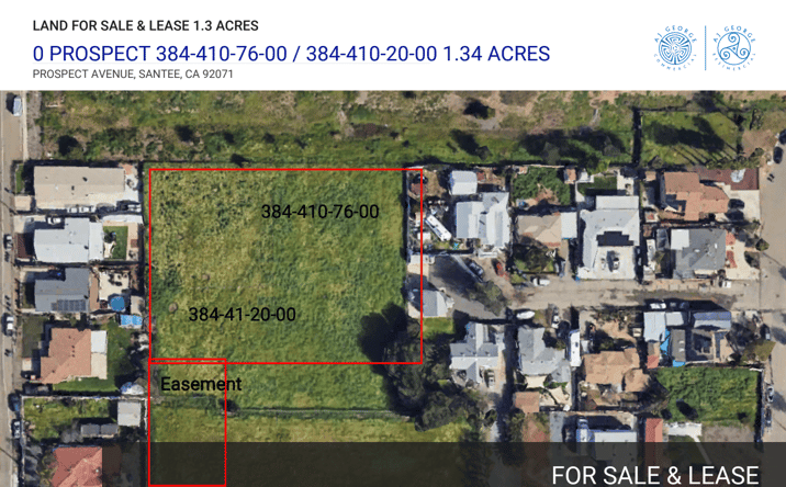 Pictures of Land property located at Prospect Ave, Santee, CA 92071 for sales - image #1
