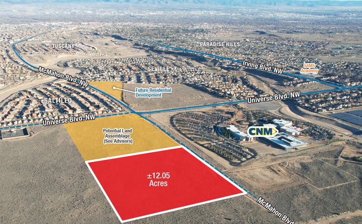 Pictures of Land property located at NWQ McMahon & Universe Blvds. NW | Rio Rancho, NM, Rio Rancho, NM 87114 for sales - image #1