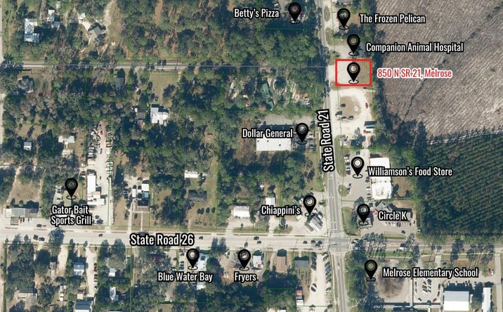 Pictures of Land property located at 850 N SR 21, Melrose, FL 32666 for sales - image #1