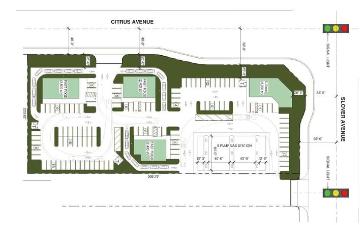 Pictures of Land property located at SEC of Citrus Ave & Slover Ave, Fontana, CA 92337 for sales - image #1