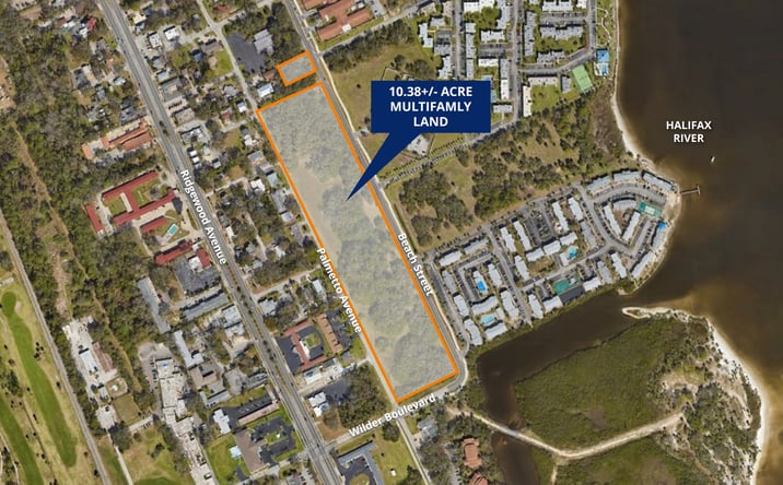 Pictures of Land property located at NW Corner Boulevard & Beach Street, Daytona Beach, FL 32114 for sales - image #1