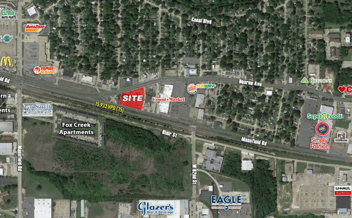 Pictures of Land property located at 6518 Mansfield Rd, Shreveport, LA 71108 for sales - image #1
