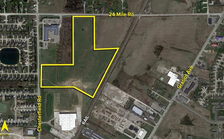 Pictures of Land property located at 24 Mile Rd, Chesterfield, MI 48051 for sales - image #1