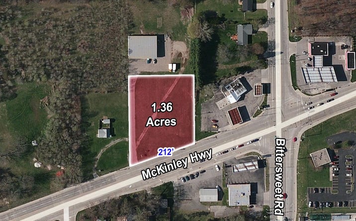 Pictures of Land property located at McKinley Hwy VL 1.36 Acres, Mishawaka, IN 46545 for sales - image #1
