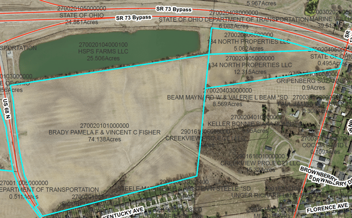 Pictures of Land property located at N US Hwy 68, Wilmington, OH 45177 for sales - image #1
