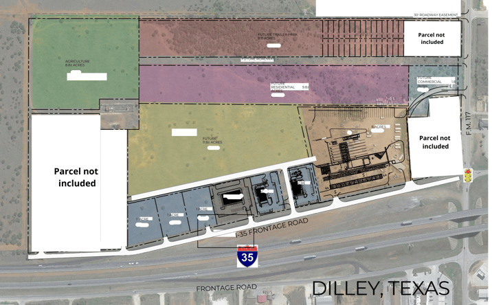 Pictures of Land property located at I-35 Frontage & FM 117, Dilley, TX 78017 for sales - image #1