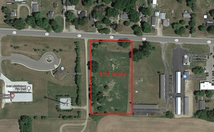Pictures of Land property located at 9400 M 21, Ovid, MI 48866 for sales - image #1
