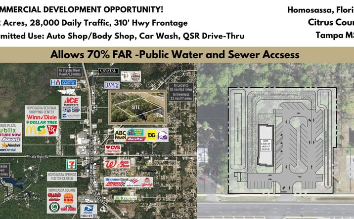 Pictures of Land property located at 3409 S Suncoast Blvd, Homosassa, FL 34448 for sales - image #1