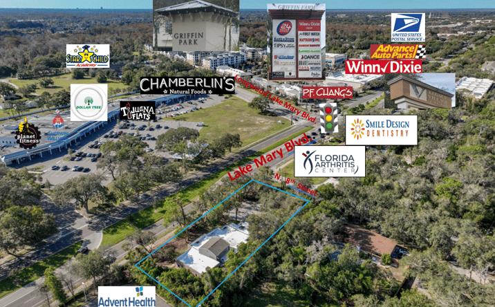 Pictures of Mixed Use, Office, Retail property located at 101 N 8th St, Lake Mary, FL 32746 for sales - image #1