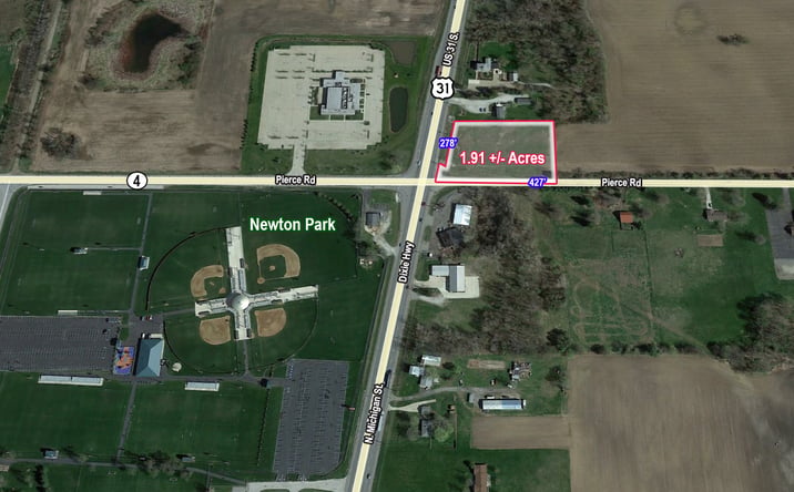 Pictures of Land property located at US 31 & Pierce Rd, Lakeville, IN 46536 for sales - image #1