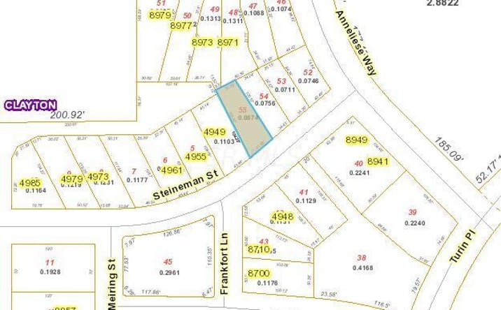 Pictures of Land property located at Lot 55 Steineman Street, Clayton, OH 45315 for sales - image #1