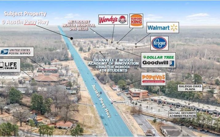 Pictures of Land property located at Austin Peay Hwy, Memphis, TN 38128 for sales - image #1