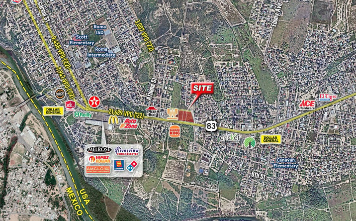 Pictures of Retail property located at 510 US-83, Roma, TX 78584 for sales - image #1