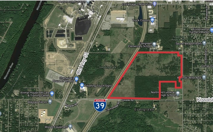 Pictures of Land, Retail property located at 1500 Kowalski Rd, Kronenwetter, WI 54455 for sales - image #1