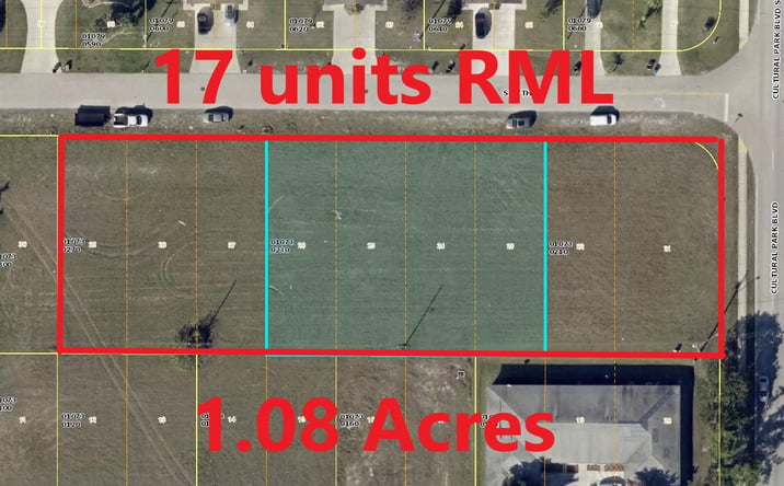 Pictures of Land property located at 706,721,718 SE 7th St, Cape Coral, FL 33990 for sales - image #1