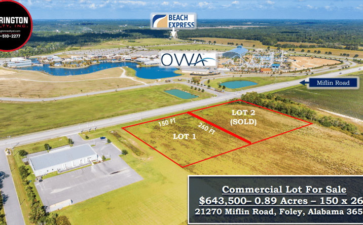 Pictures of Land property located at 21270 Miflin Rd, Foley, AL 36535 for sales - image #1