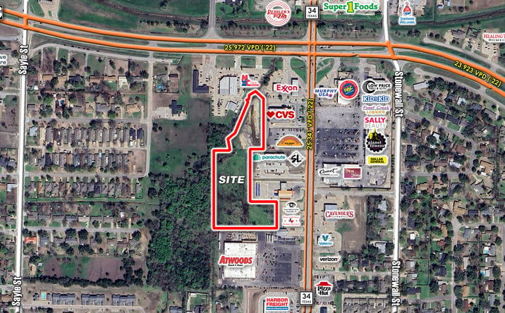 Pictures of Land property located at Wesley St. & Hwy 69, Greenville, TX 75401 for sales - image #1