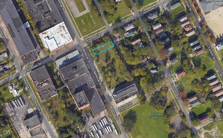 Pictures of Land property located at 3768 Bellevue St, Detroit, MI 48207 for sales - image #1