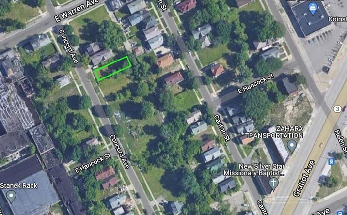 Pictures of Land property located at 4820 Concord Ave, Detroit, MI 48207 for sales - image #1