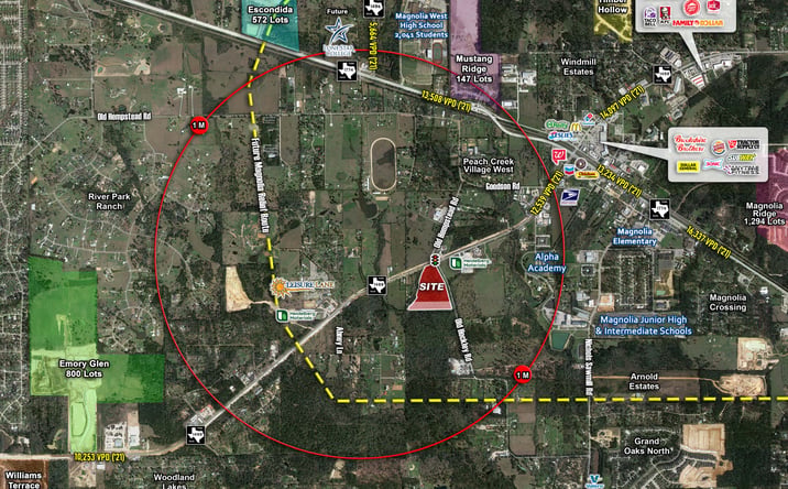 Pictures of Land property located at 19520 FM 1488, Magnolia, TX 77355 for sales - image #1