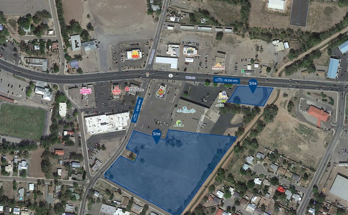 Pictures of Retail, Land property located at SEQ Main St & Los Lentes Rd, Los Lunas, NM 87031 for sales - image #1