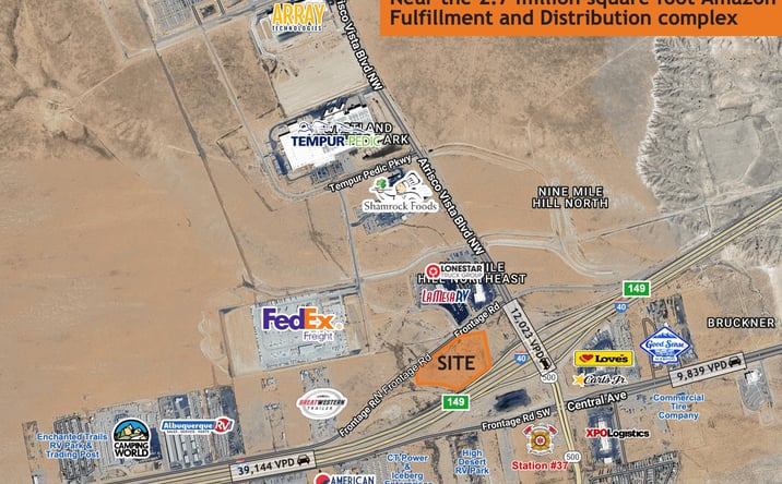 Pictures of Land property located at I- 40 N Frontage Rd, Albuquerque, NM 87121 for sales - image #1