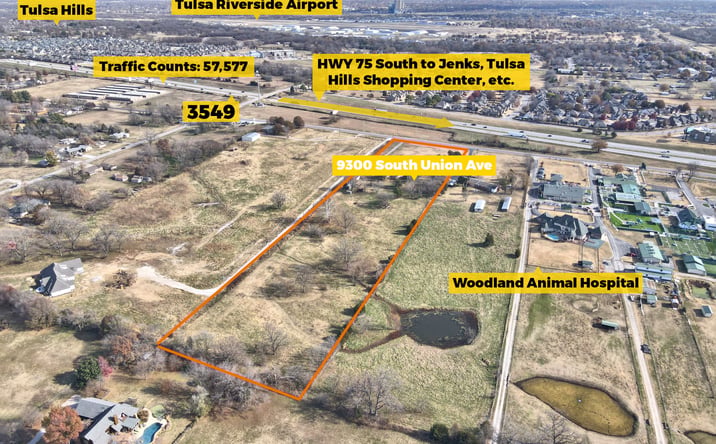 Pictures of Land property located at 9300 S Union Ave, Tulsa, OK 74132 for sales - image #1