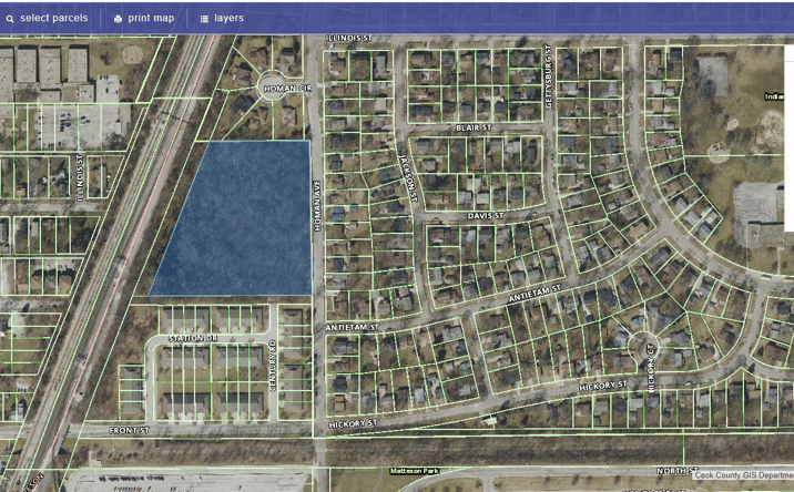 Pictures of Land property located at 560 S Homan Ave, Matteson, IL 60443 for sales - image #1